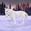 Miniature : Figurine Mère Loup et son petit 30 cm