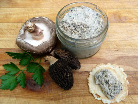 Mushroom Pate and Butter Flights