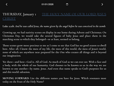 Today's Lenten Meditation: The Moment