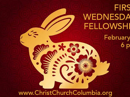 First Wednesday Fellowship - Tonight