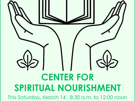 Begin to Nourish Your Spirit this Weekend