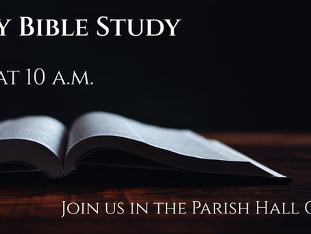 Bible Study and Lunch Begins this Week - February 7