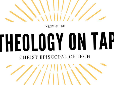 Tonight's Theology on Tap is Postponed