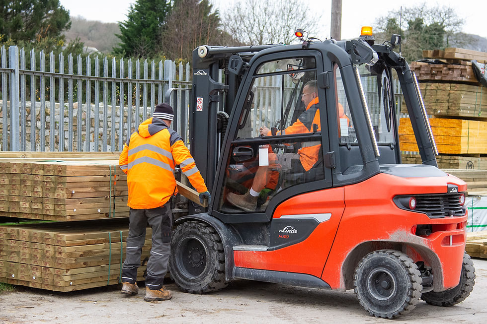 Timber Yard, Forklift