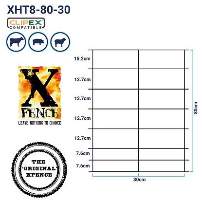 x-fence stock fencing clipex compatible