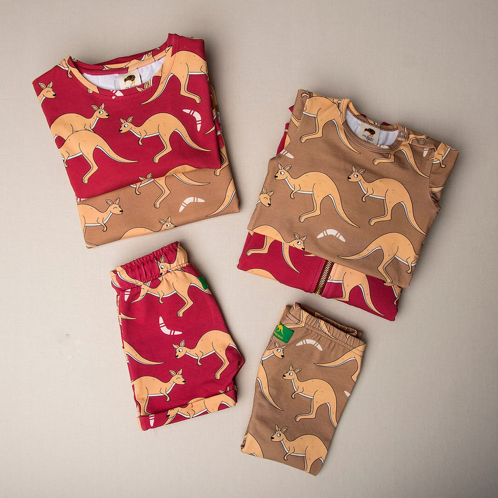 Thumbnail: MULLIDO organic Sweatshirt | Red Kangaroo