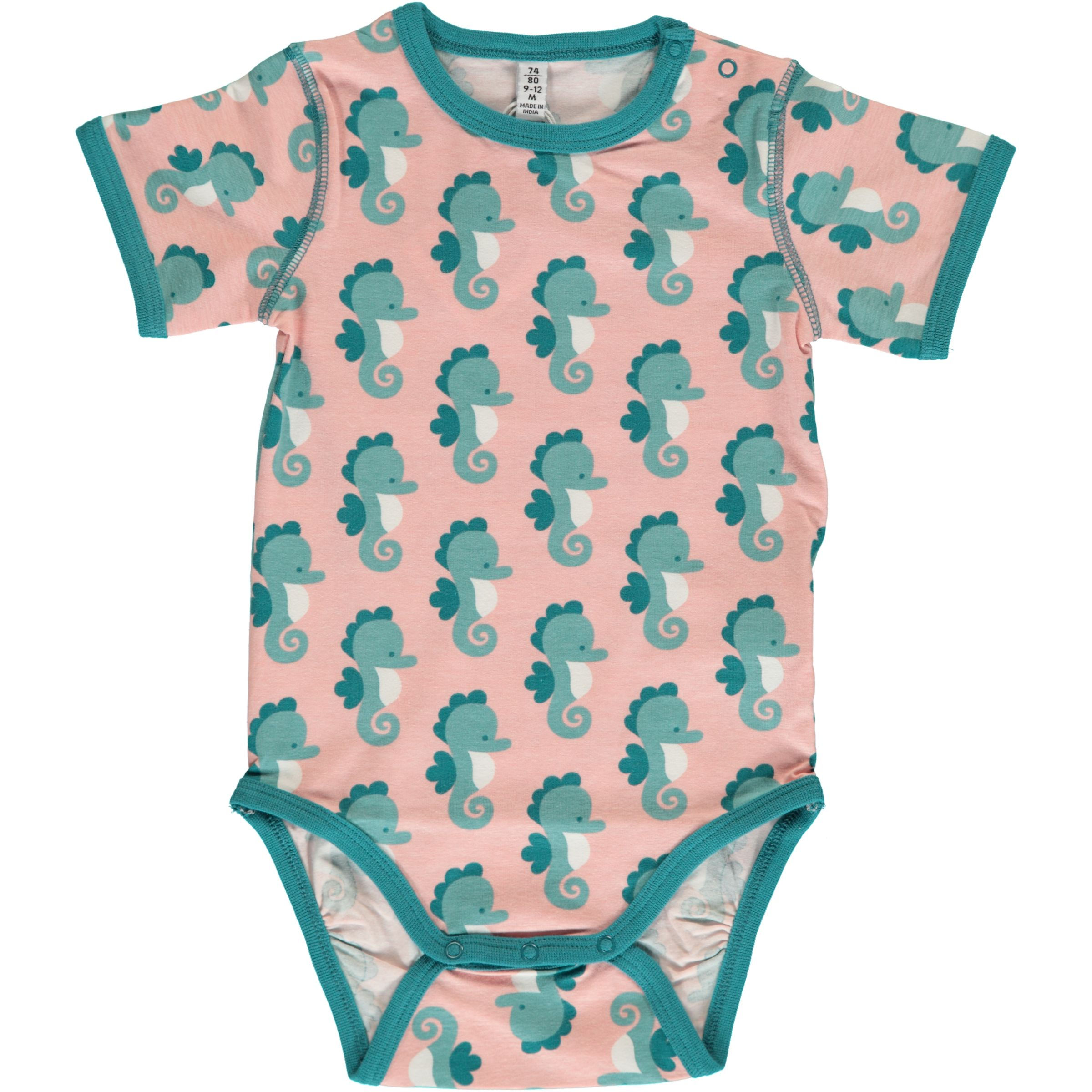 MAXOMORRA organic Short Sleeve Body | Seahorse