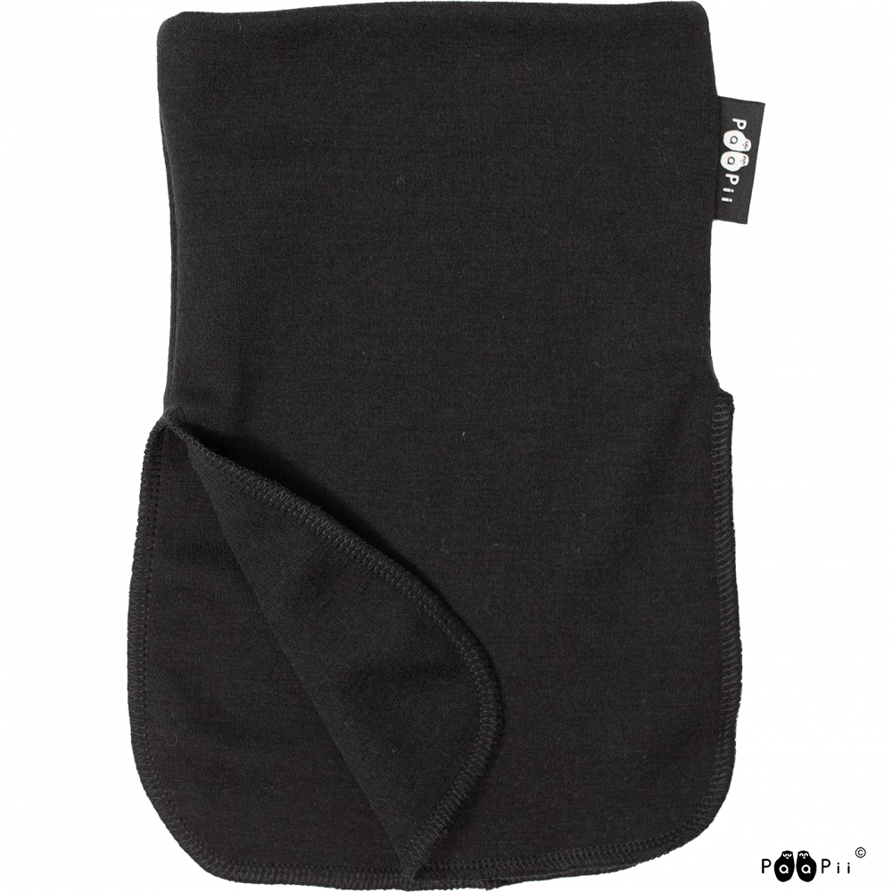 PaaPii Neck Warmer, Merino Wool | Black