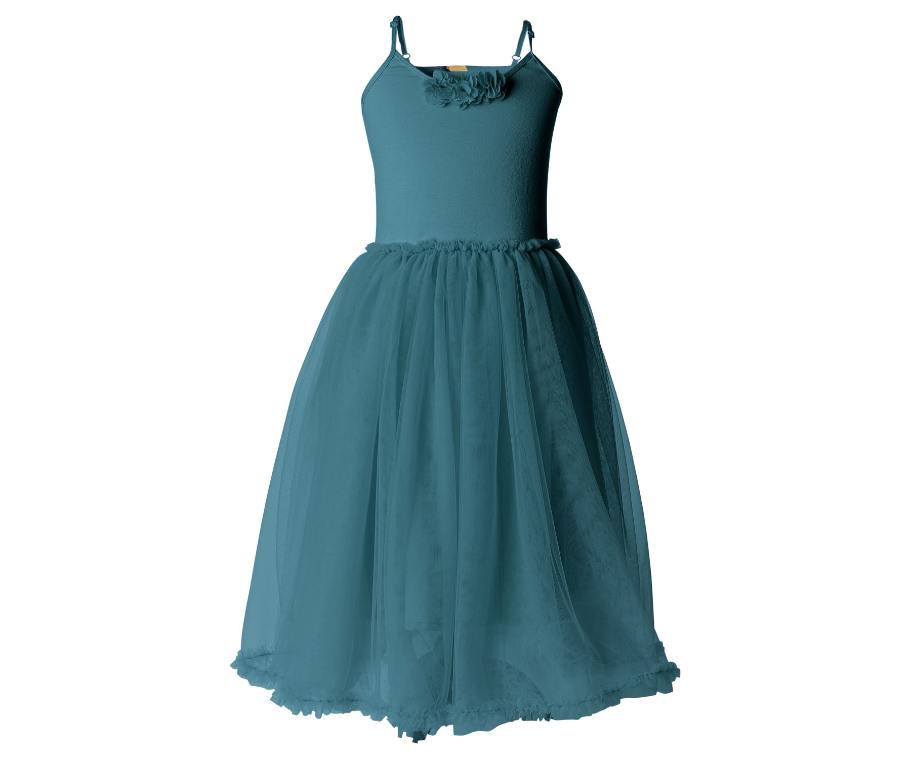 MAILEG Ballerina Dress, 4-6 years | Petrol