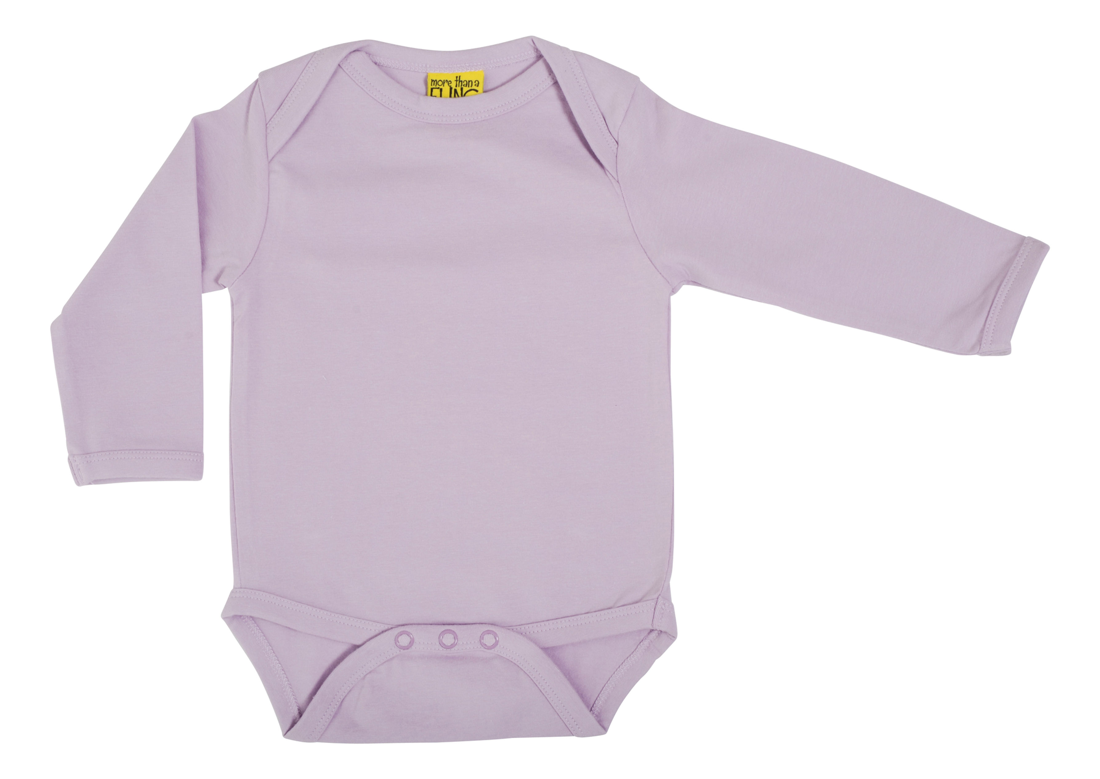 DUNS More Than a Fling organic Long Sleeve Body | Orchid Bloom