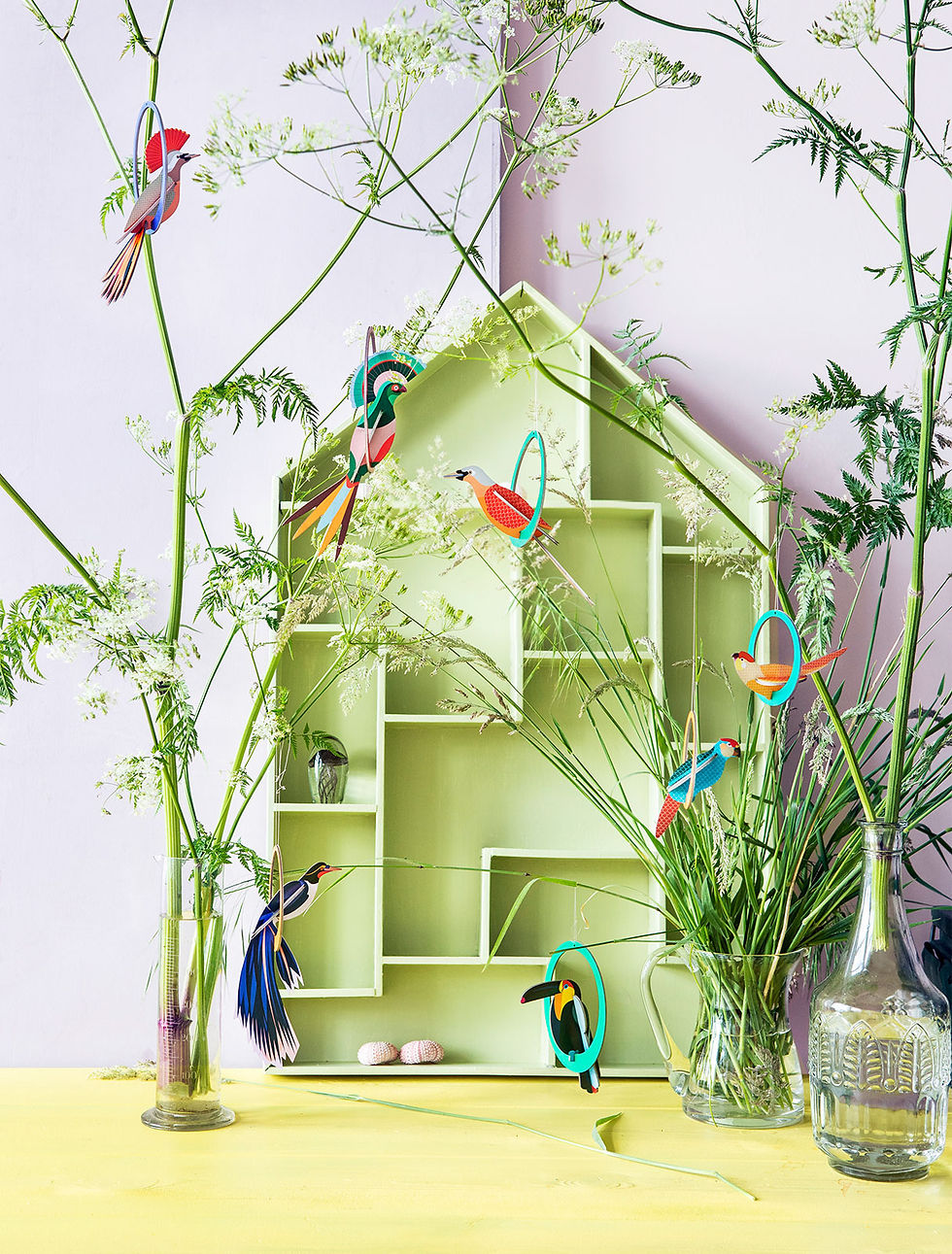 Thumbnail: Studio ROOF Pop out card | Swinging Flores