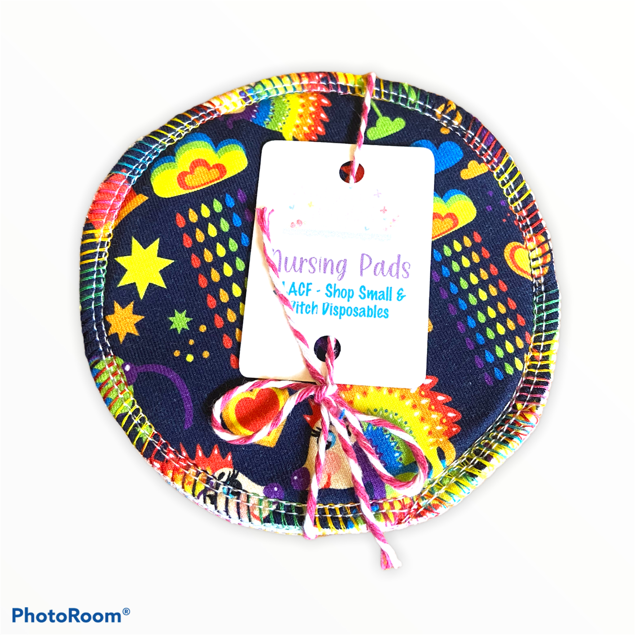 Sweet Lavender and Chili Flakes Reusable Nursing Pads, set of 2