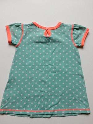 Thumbnail: MOLO PreLoved Tunic Dress Turquoise Polka Dots | 86cm