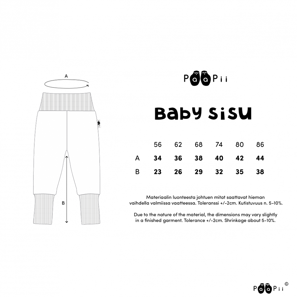 Thumbnail: PaaPii SISU Baby Sweatpants | Red