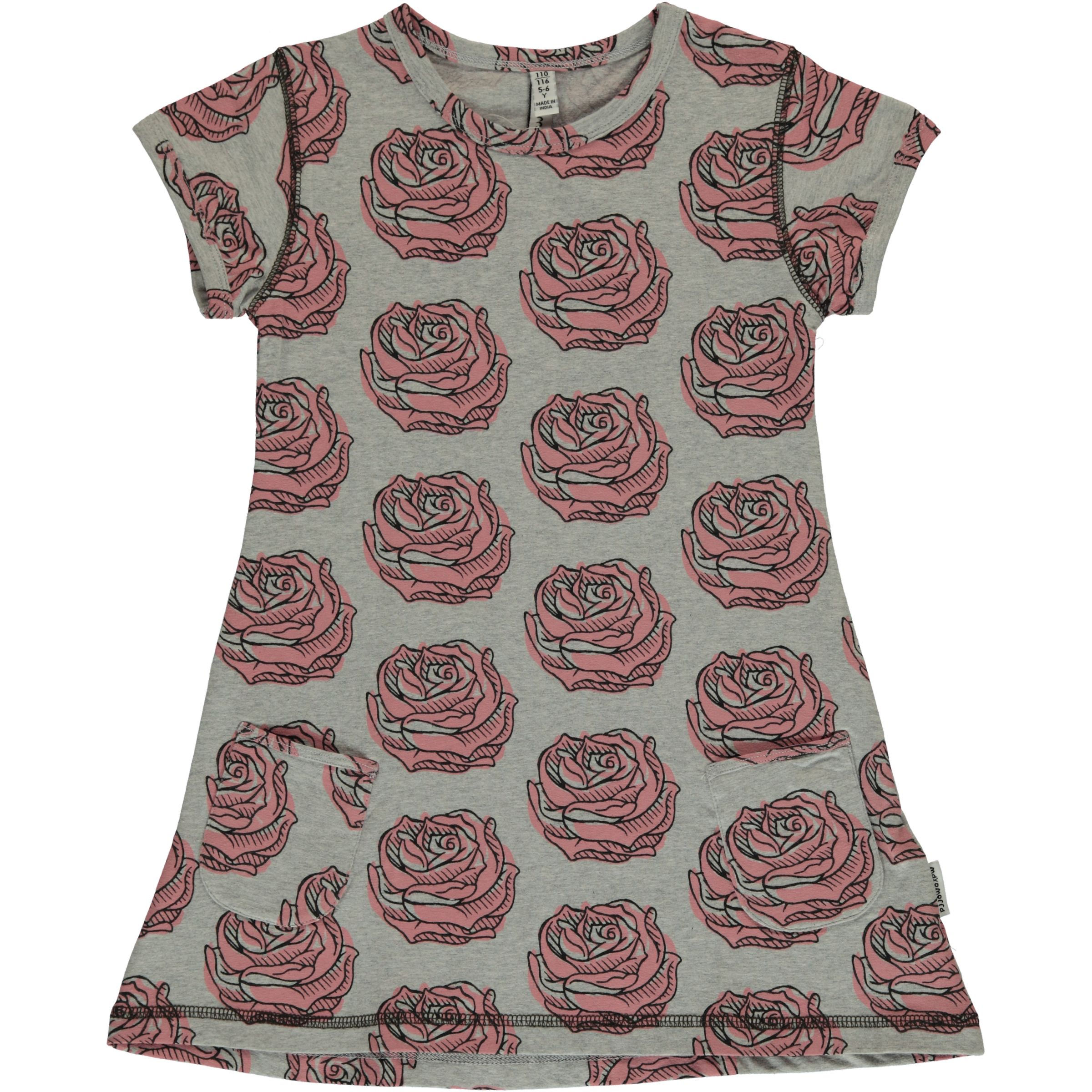 MAXOMORRA organic Short Sleeve Tunic | Rose