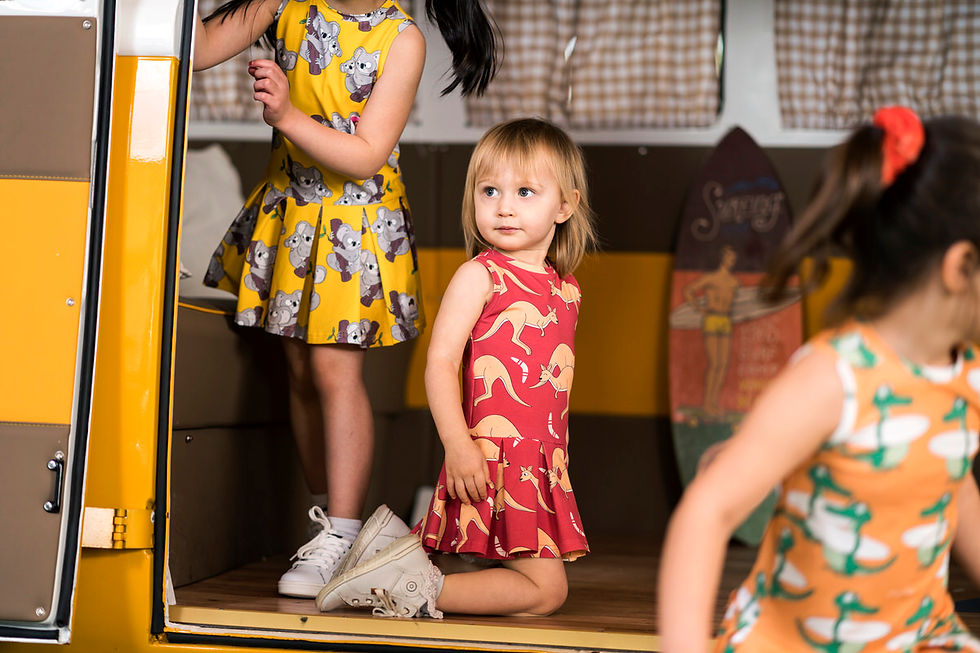 Thumbnail: MULLIDO organic Tennis Style Dress | Red Kangaroo