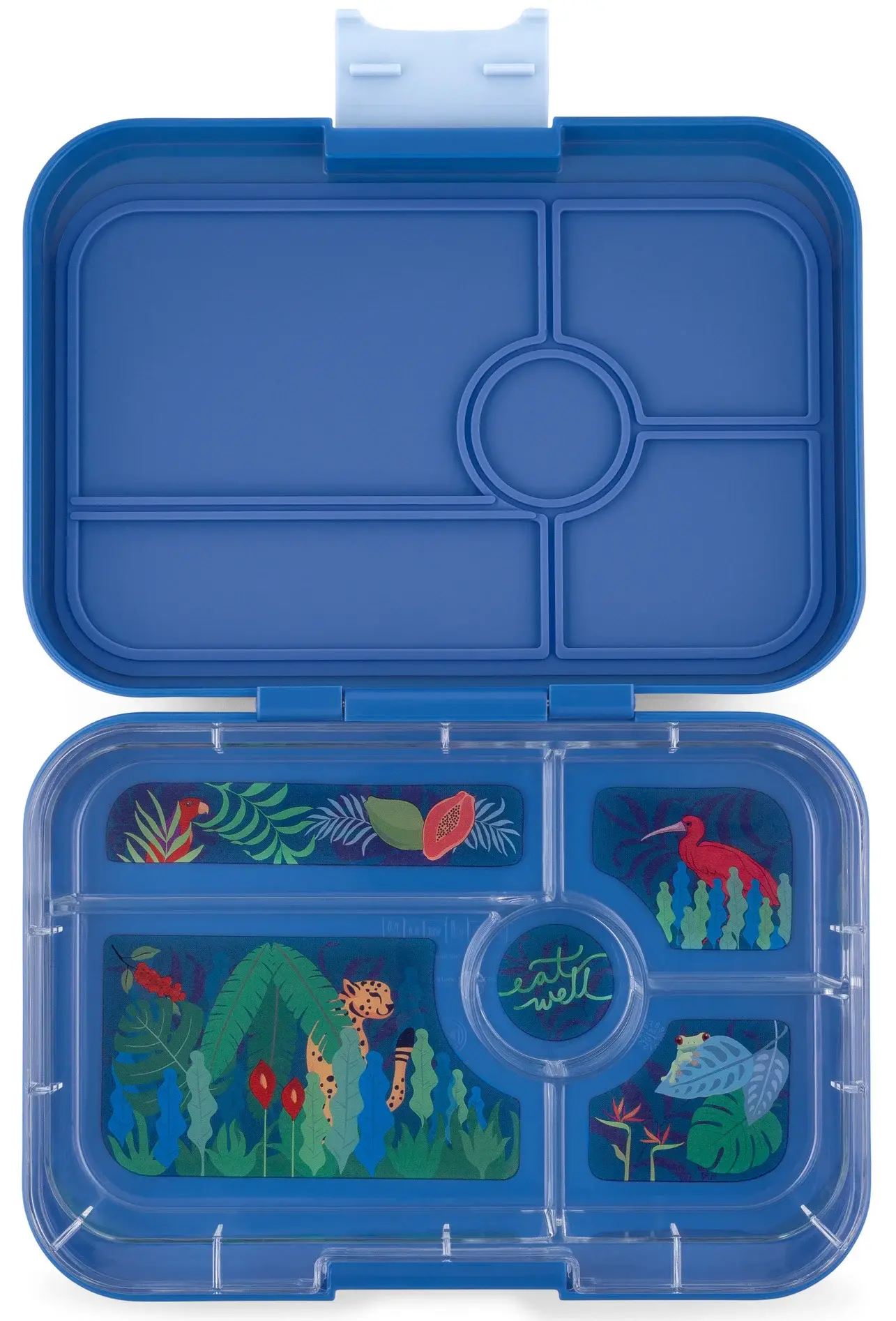 Yumbox Tapas XL 5 sections | True Blue, Jungle Tray