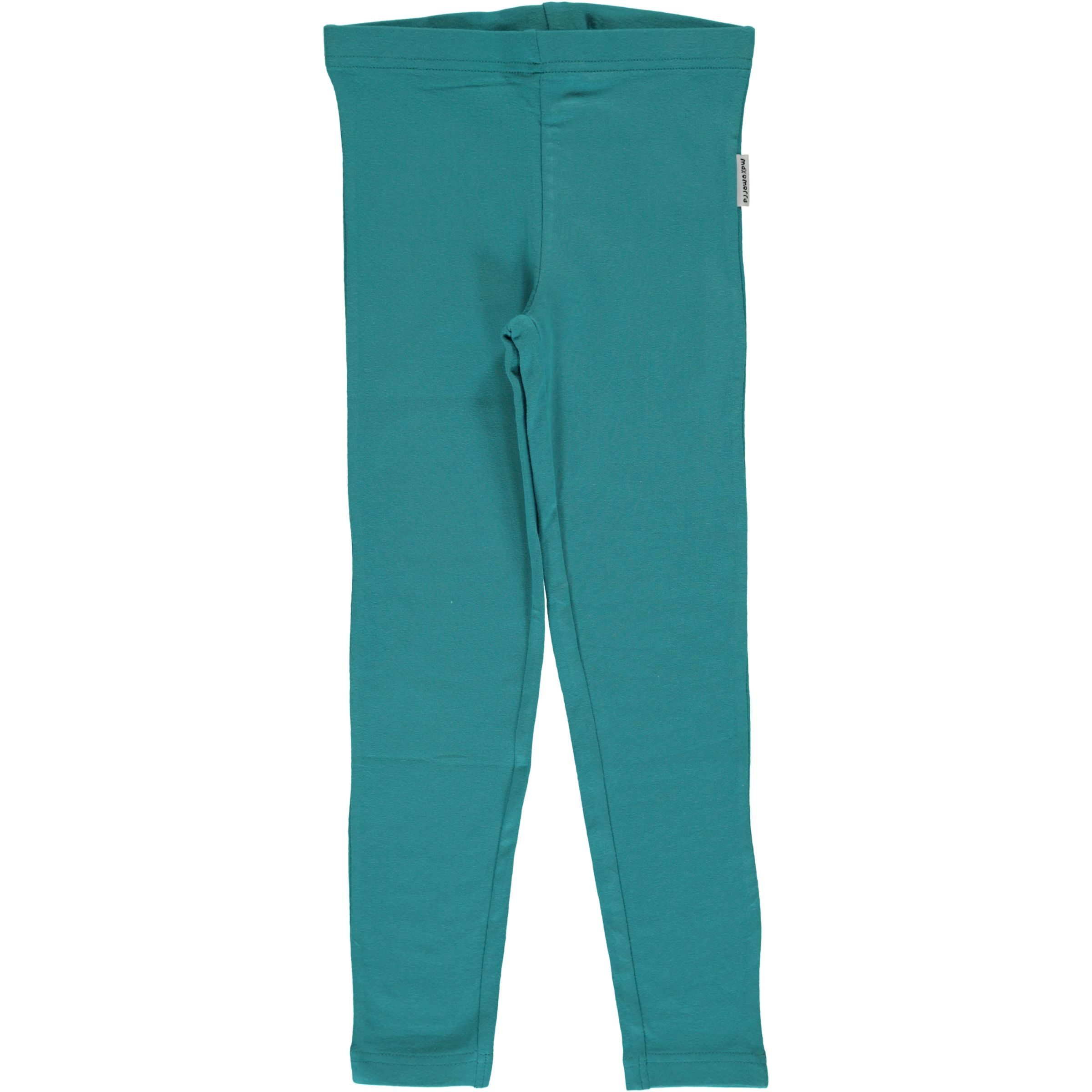 MAXOMORRA organic Leggings | Soft Petrol