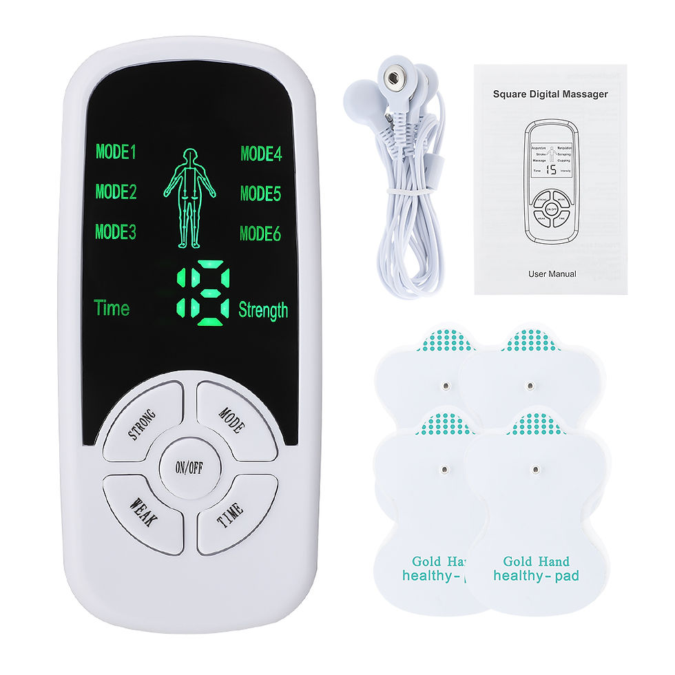Thumbnail: EMS Pulse Electric Muscle Stimulator Back Neck Body Massager Tens Acupuncture Me
