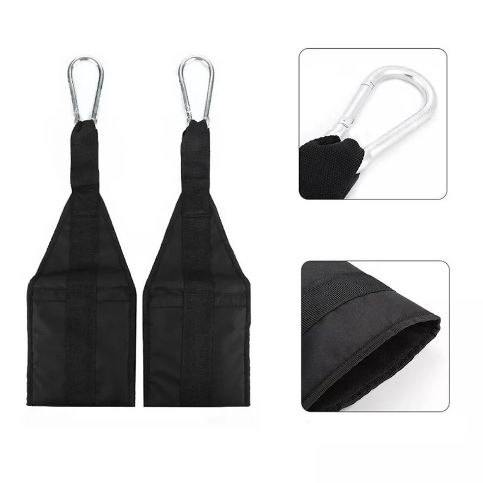 Thumbnail: Heavy Duty Fitness AB Sling Straps Suspension Pair Rip-Resistant for Pull up Bar