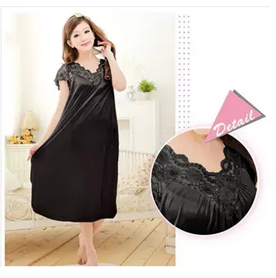 Thumbnail: Red Lace Sexy Nightdress