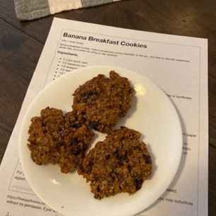 Banana Breakfast Cookies
