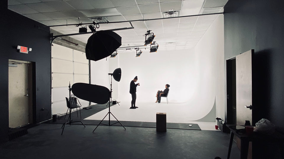 studio photoshoot
