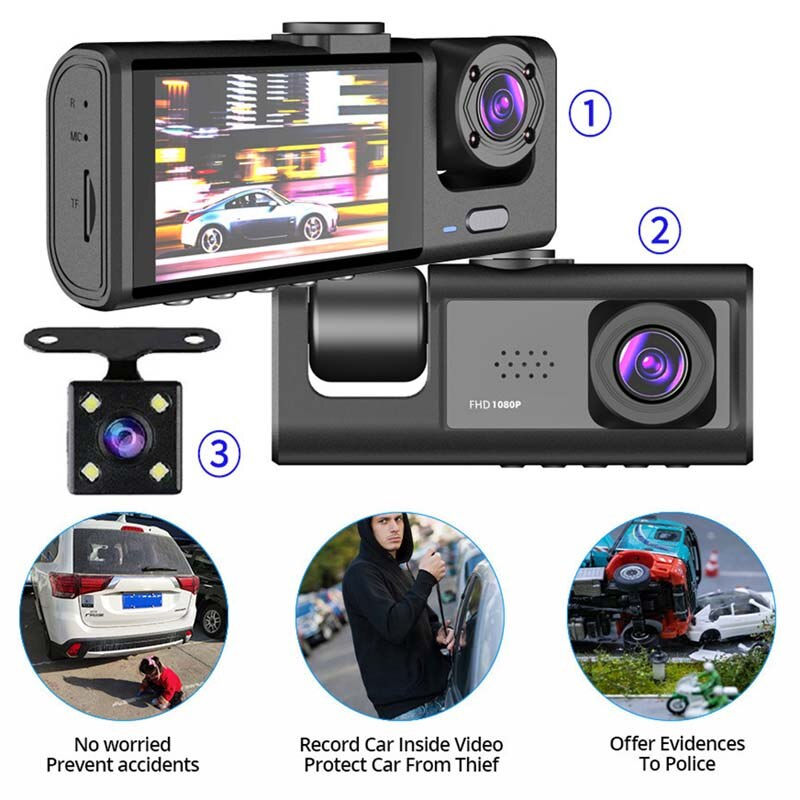 Thumbnail: RoadGuard DuoCam 1080P Dash Cam