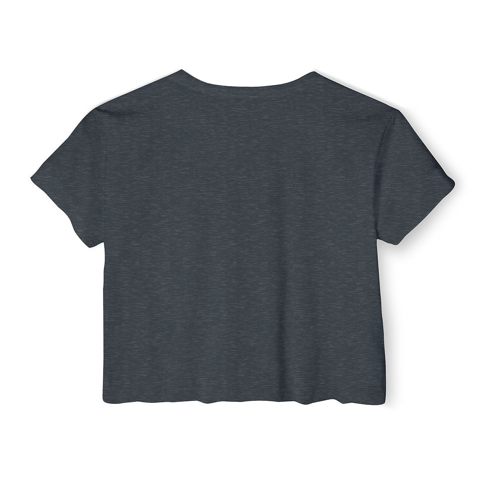 Thumbnail: Be Kind Minimalist Circle Crop Top — Women's Festival Tee