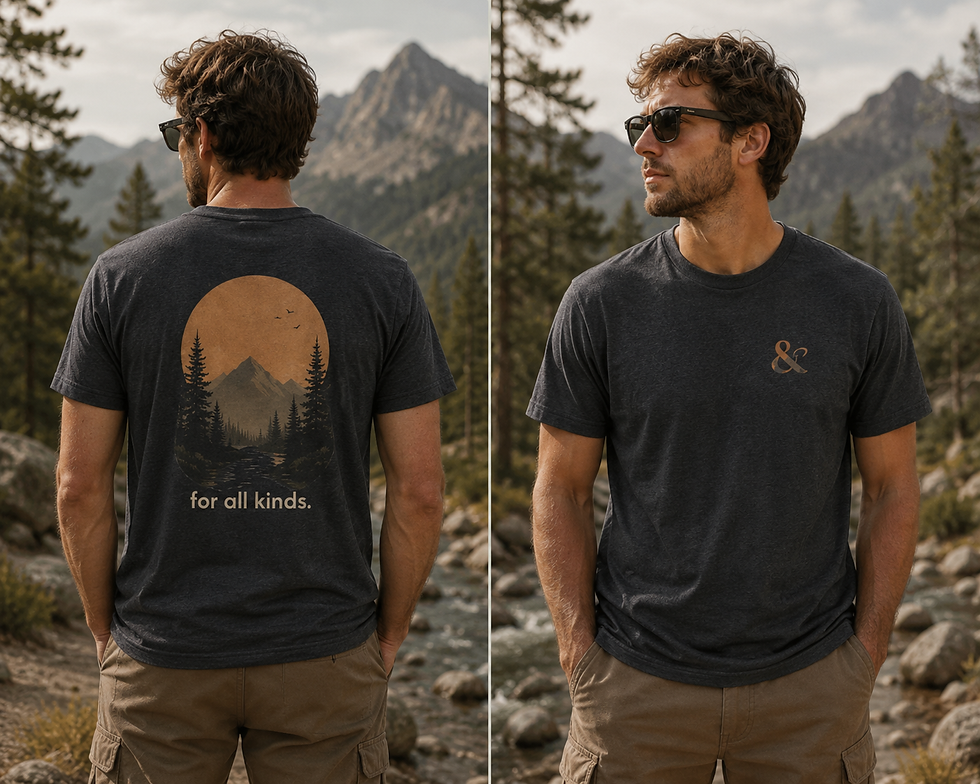 Thumbnail: Nature Mountain Tee — "for all kinds." Scenic Outdoor Unisex Shirt