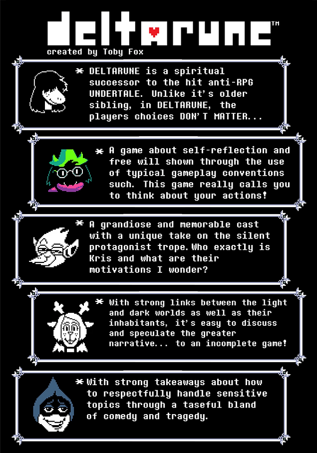 Stongeg Deltarune Narrative Review Competition Poster.png