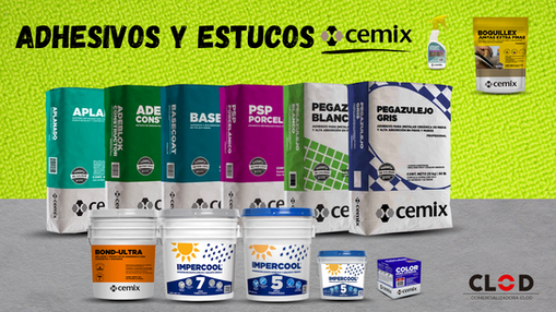 ADHESIVOS Y ESTUCOS