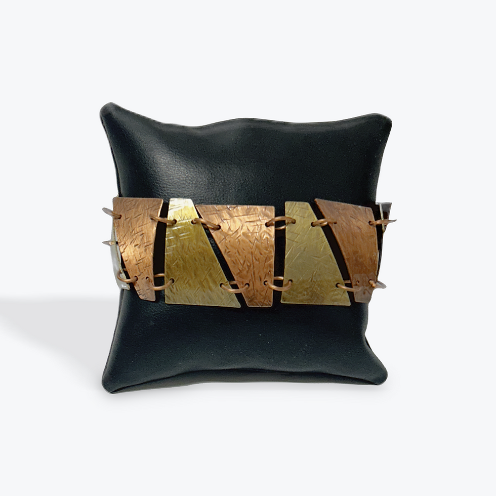 Thumbnail: Hammered Metal Bracelet