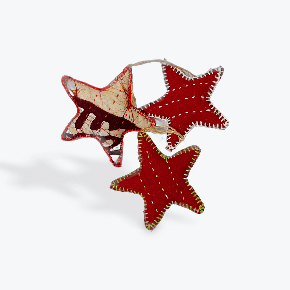 Thumbnail: Kantha Star Ornament