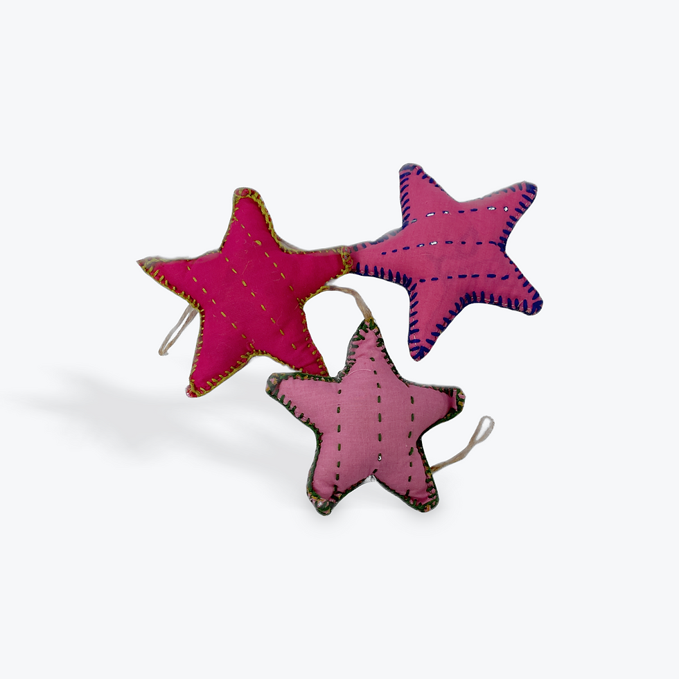 Thumbnail: Kantha Star Ornament