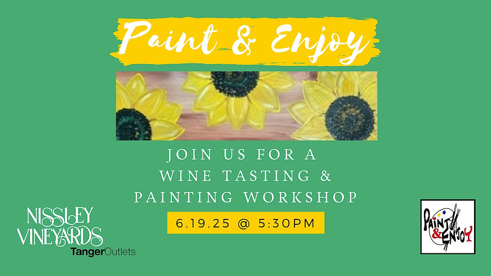 Paint & Enjoy: Sunflower Painting