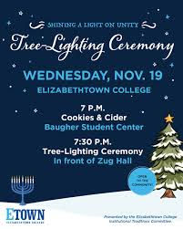 Elizabethtown College Tree-Lighting Ceremony