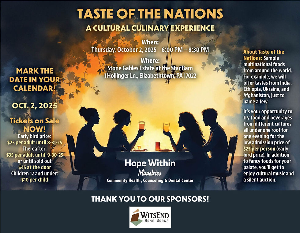 Taste of the Nations, A Cultural Culinary Experience