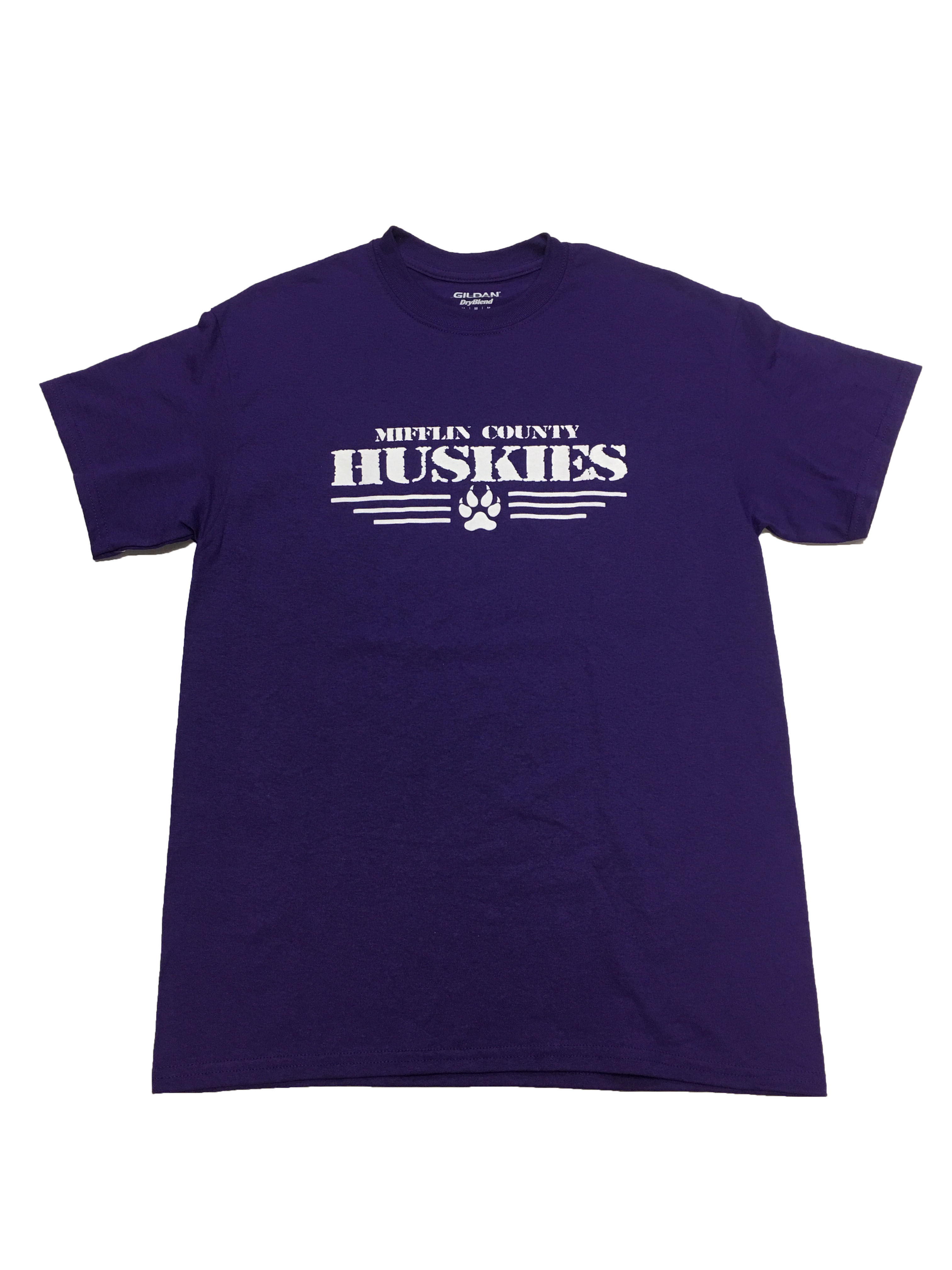 Huskies Purple Three Lines SS