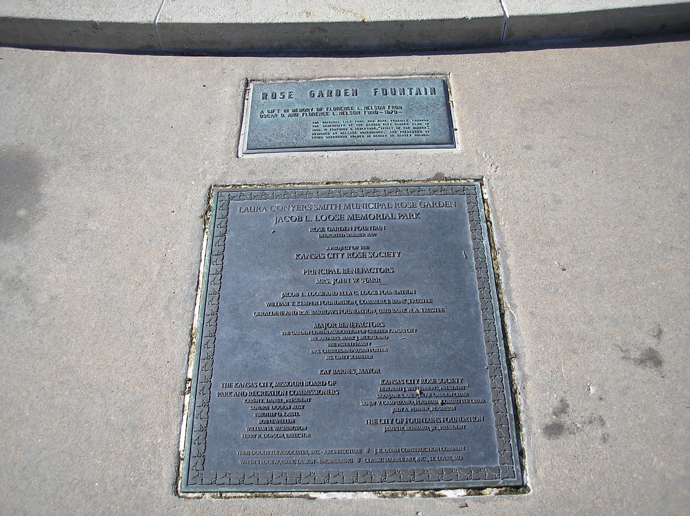 Laura Conyers Smith Rose Garden Fountain