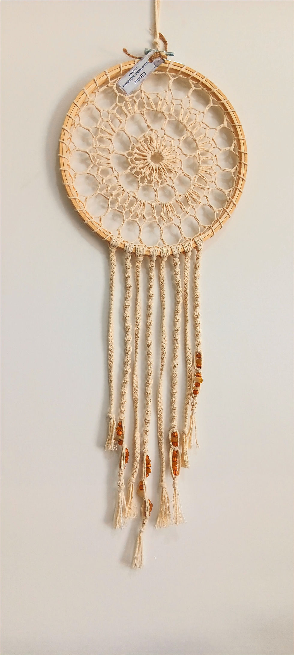 Thumbnail: Medium Dream Catcher with Citrine Chips