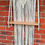Thumbnail: Large Hardwood Macramé Wall Shelf