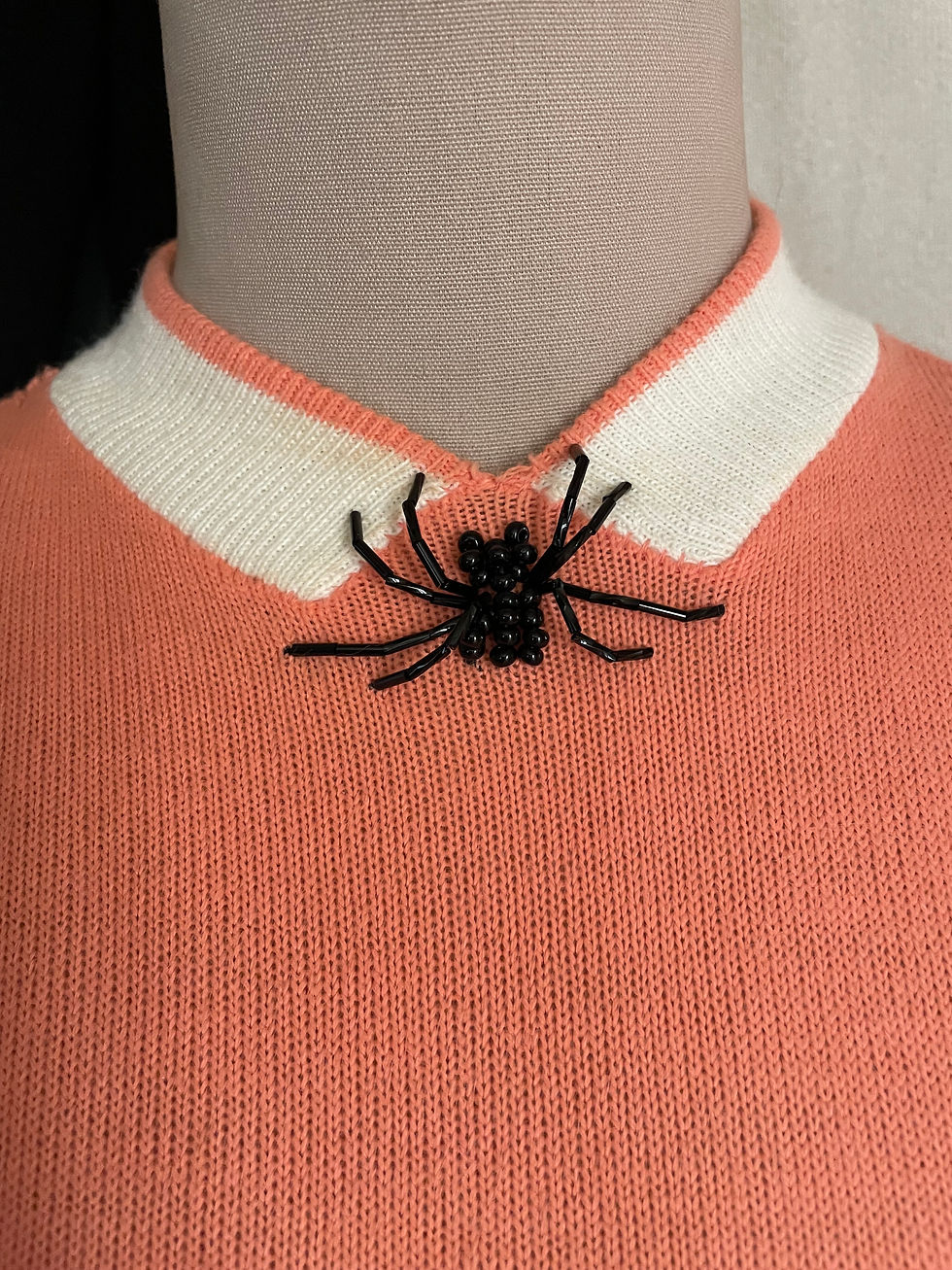 Thumbnail: Original 1950's "Sweater Girl" with OOAK Beaded Spider