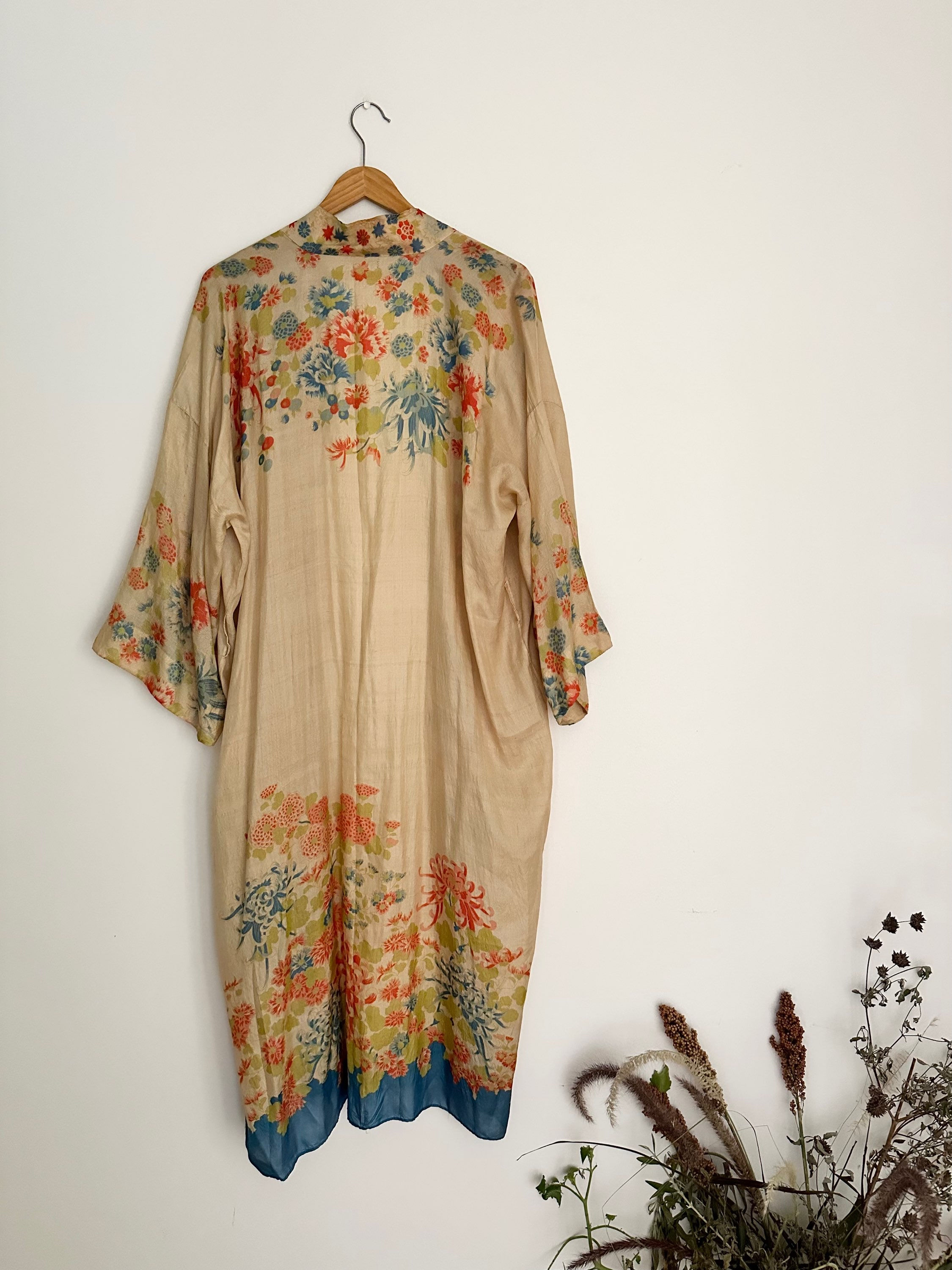 1920’s Pongee Silk Robe 