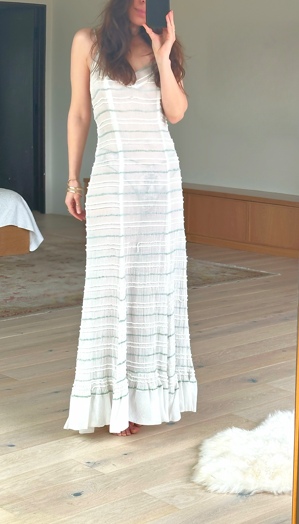 Thumbnail: 30’s Sheer Cotton Voile Gown