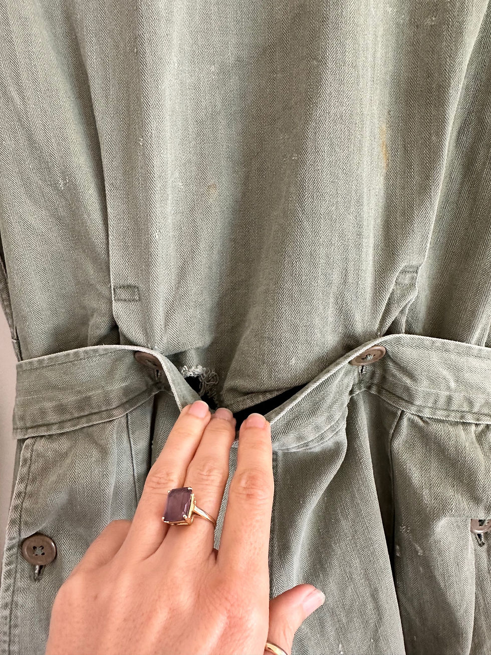Thumbnail: WWll WOMEN’S Drop Seat Coveralls