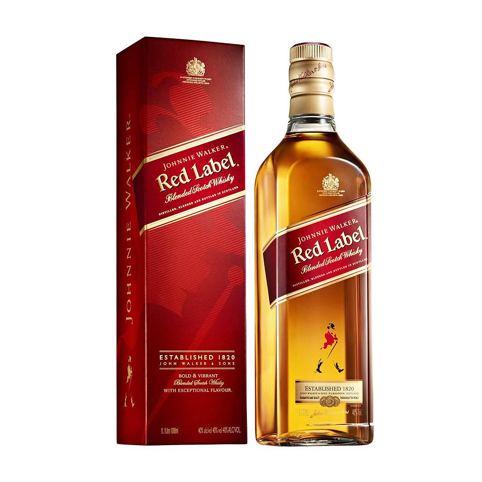 JOHNNIE WALKER RED LABEL BLENDED SCOTCH WHISKY 700ML