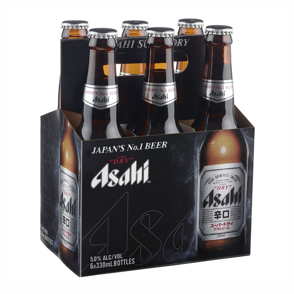 ASAHI SUPER DRY BOTTLES 330ML