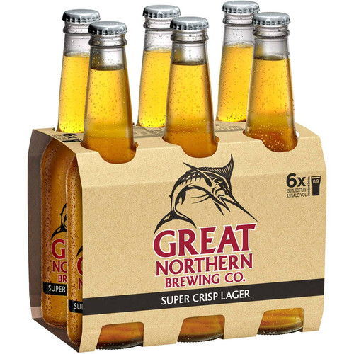 GREAT NORTHERN SUPER CRISP BOTTLES 330ML BottleO Bros GREAT NORTHERN SUPER CRISP BOTTLES 330ML BottleO Bros