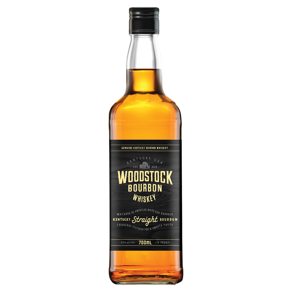 WOODSTOCK KENTUCKY STRAIGHT BOURBON WHISKEY 700ML